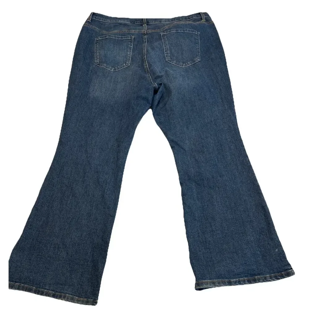 Gloria Vanderbilt Women's Jeans Size 20W Blue Amanda Bootcut Plus Size Denim - Picture 6 of 7